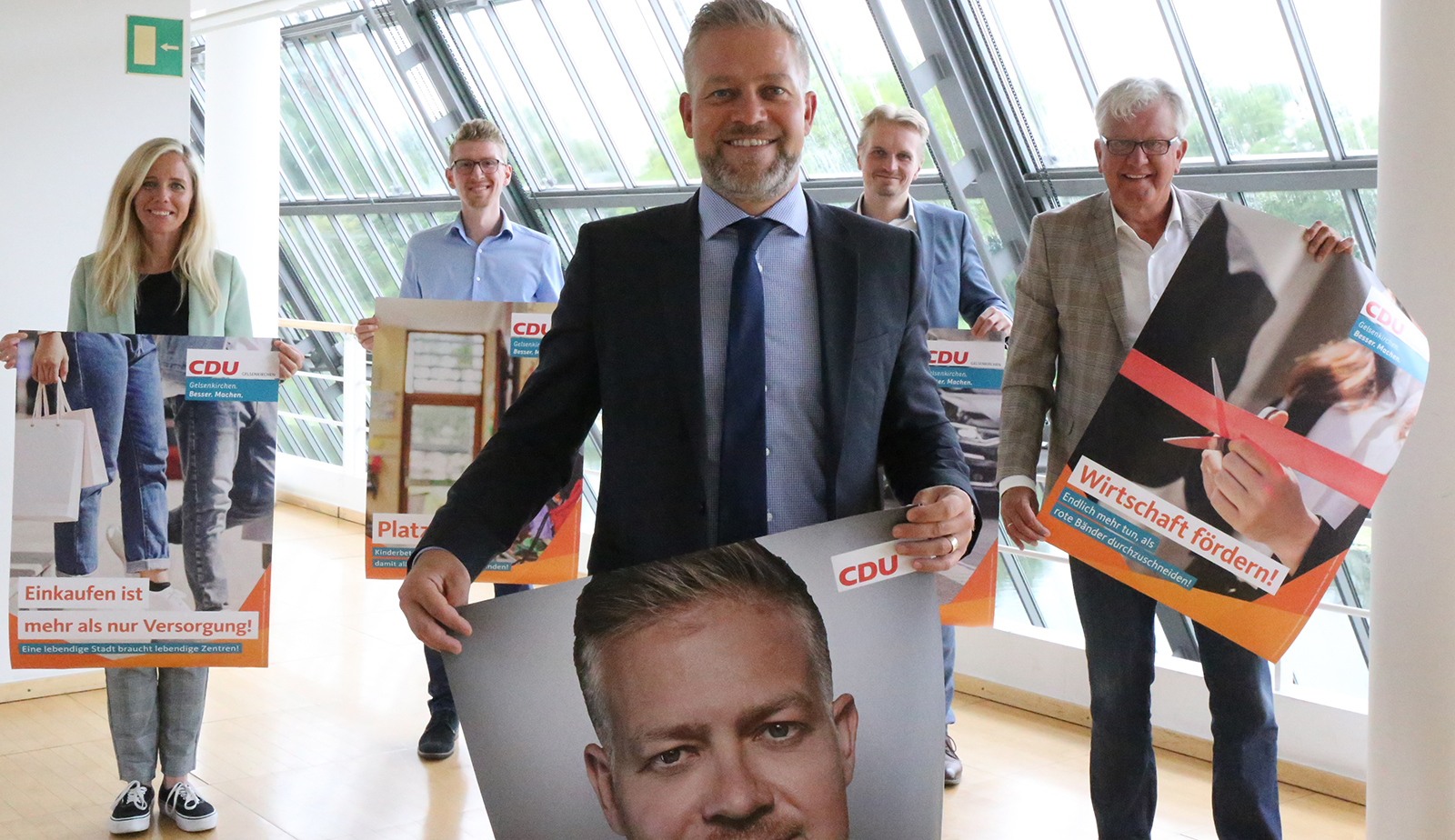 Die CDU präsentierte ihre Wahlkampf-Kampagne. –Foto: Spernol