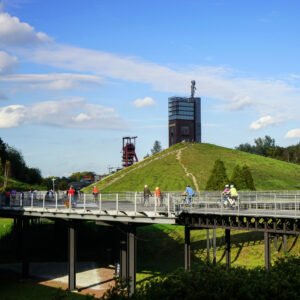 Radelnd Gelsenkirchen erkunden, können die Teilnehmerinnen und Teilnehmer von Fahrrad-Führungen durch die Stadt.