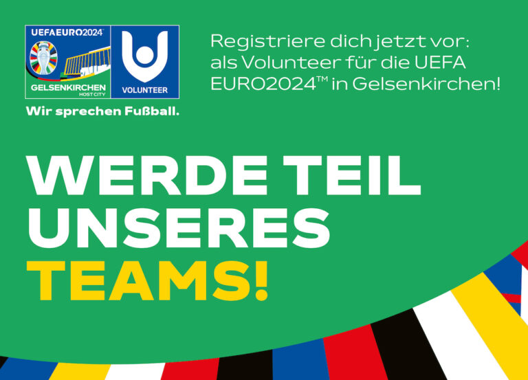 Volunteer bei der UEFA Euro 2024 werden Hallo Buer
