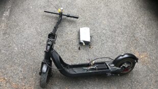 Polizei stellt selbstgebauten E-Scooter sicher
