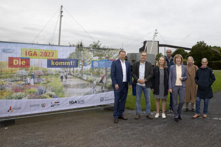 Pläne für Internationale Gartenausstellung Hallo Buer