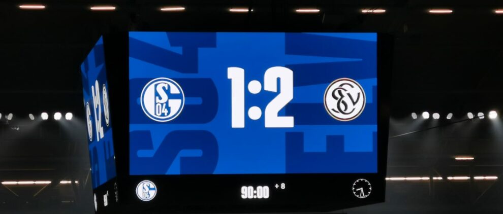 schalke gegen elversberg, foto leisner