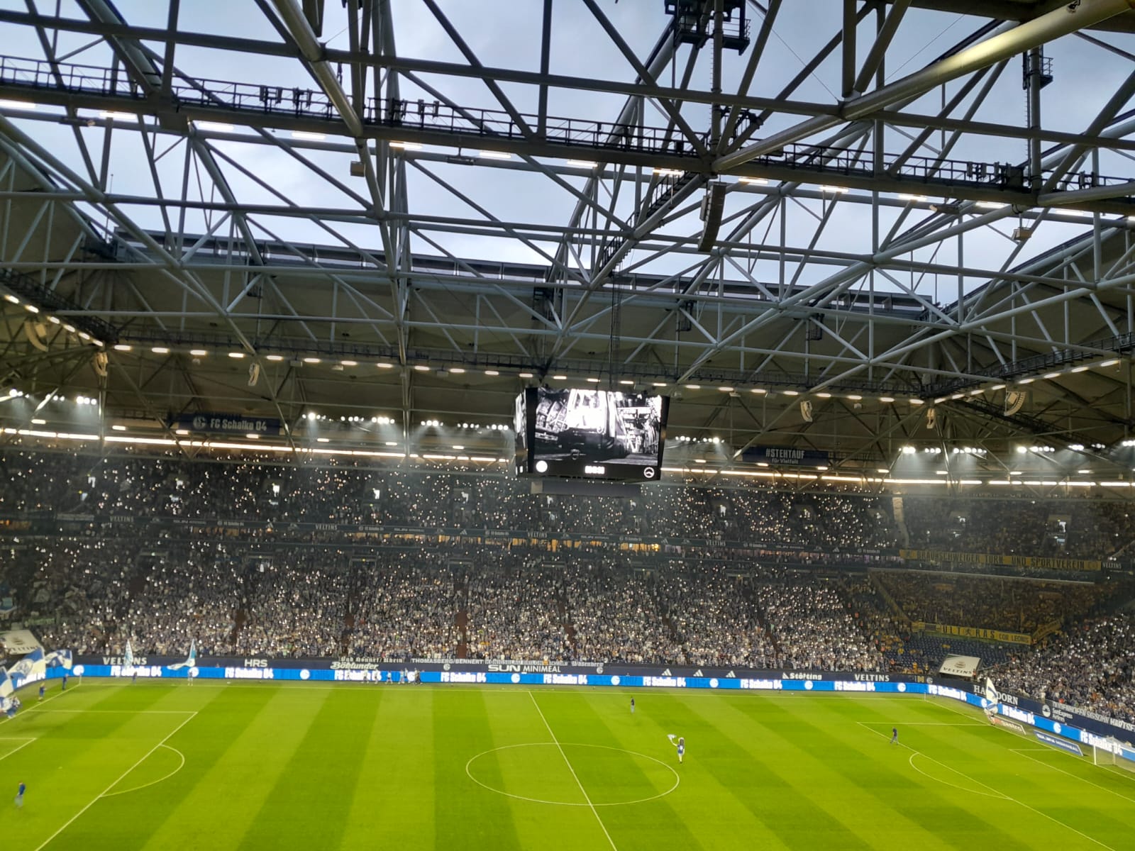 Schalke Arena vor Braunschweig-Spiel August 2024