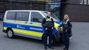 Neu gestaltet: Einsatzfahrzeuge des Kommunalen Ordnungsdienstes