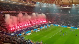 schalker fanchoreo vor spiel gegen nürnberg